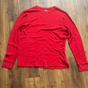 Classic Red Textured Shirt